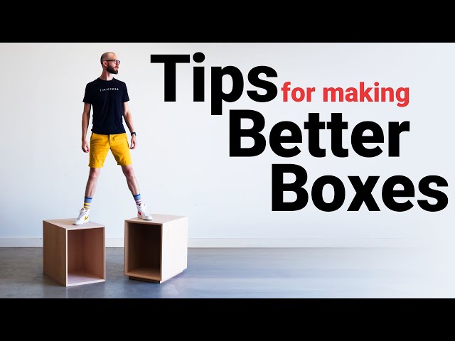 How to Build Boxes for Furniture - An Intermediate Woodworking Guide