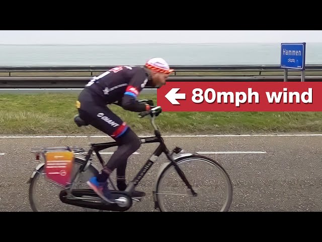 The Dutch headwind cycling championships are amazing