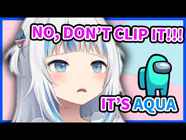 Gura doesn't know color Cyan: "Don't Clip This!" 【Gawr Gura / HololiveEN】