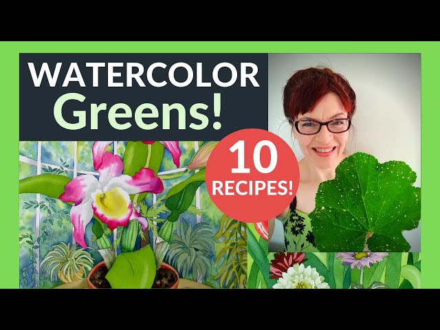 How to Mix Green Watercolor (10 useful recipes!)