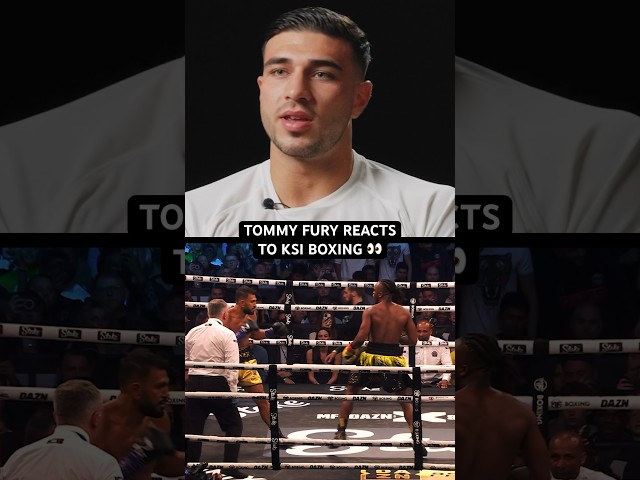“He boxes like a child!” - Tommy Fury reacts to KSI boxing 👀