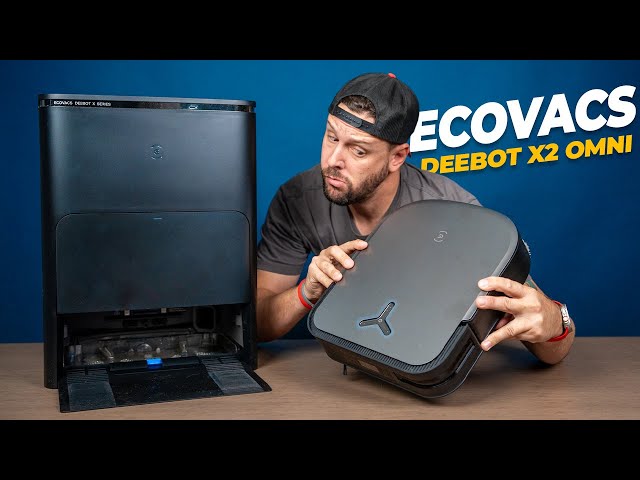 Ecovacs DEEBOT X2 Omni - First-Ever all-in-one Robot Vacuum with Hot Water mop washing!