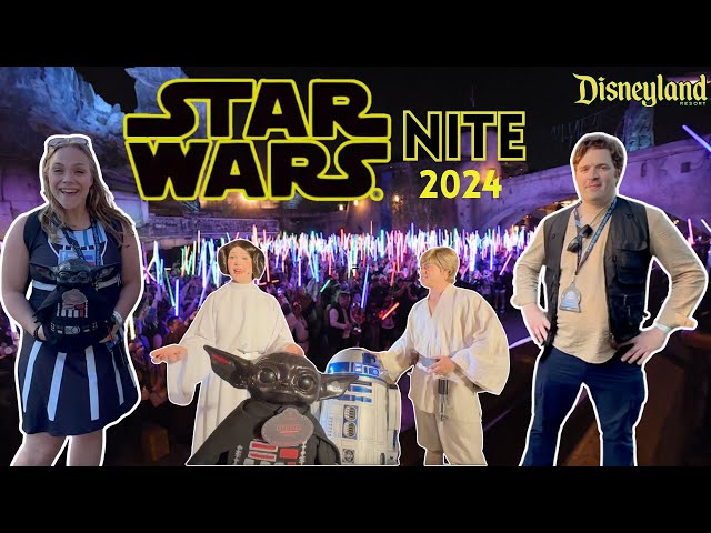 Disneyland After Dark: Star Wars Nite 2024! | Disneyland Vlog