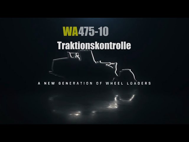 Komatsu WA475-10 Traktionskontrolle