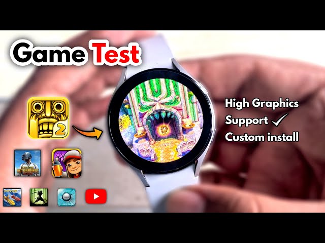 10 Games On Galaxy Watch 4 / 5! - High Graphics Test [100% worked]