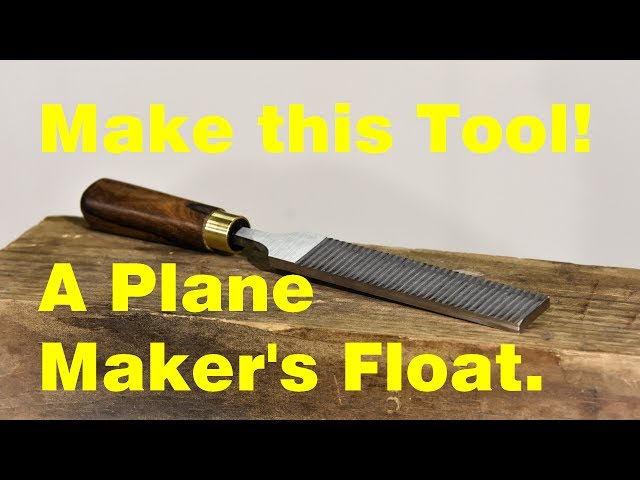 Unusual Woodworking Tool!  Making a Plane Maker's Float