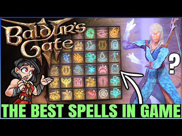 Baldur's Gate 3 - The 10 MOST POWERFUL Spells You NEED to Use - Skill Guide, Best Class & More!