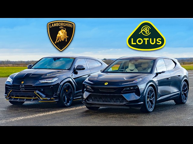 900hp Lotus Eletre R v Lambo Urus: DRAG RACE