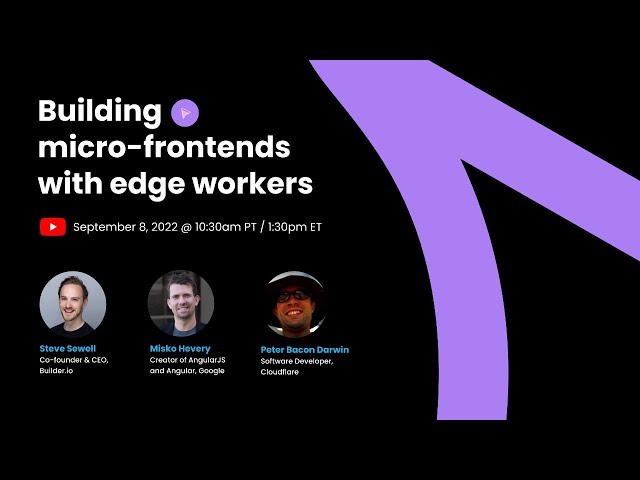 Building micro-frontends with edge workers