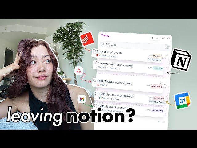 the best app for getting things done (hint: it's not notion) | akiflow tutorial & workflow