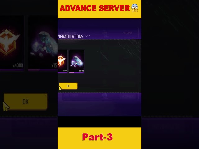 THE REALITY OF ADVANCE SERVER 😱🔥 IN 2024 || PART-- 3 FREE DIAMOND, CUSTOM CARD || GARENA FREE FIRE