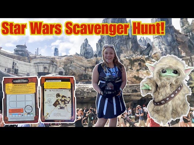 Star Wars Scavenger Hunt in Disneyland! Season of the Force 2024!