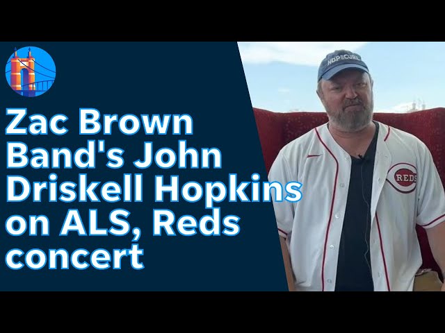 Zac Brown Band member John Driskell Hopkins on ALS diagnosis, Great American Ball Park concert