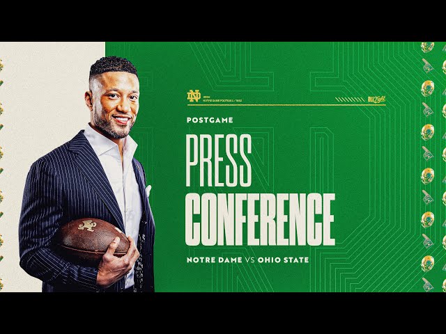Ohio State | Marcus Freeman Postgame Press Conference (9.23.23) | Notre Dame Football
