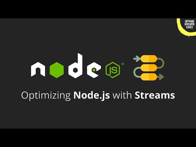 How to use "Streams" to improve performance in Node.js?
