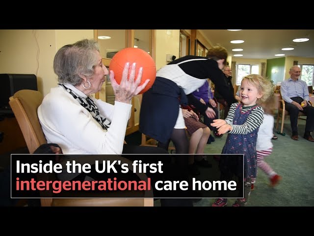 How children and elderly people come together in UK's first intergenerational care home