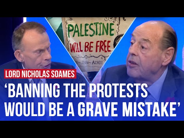 Churchill's grandson: 'Palestine protests must be allowed' | LBC
