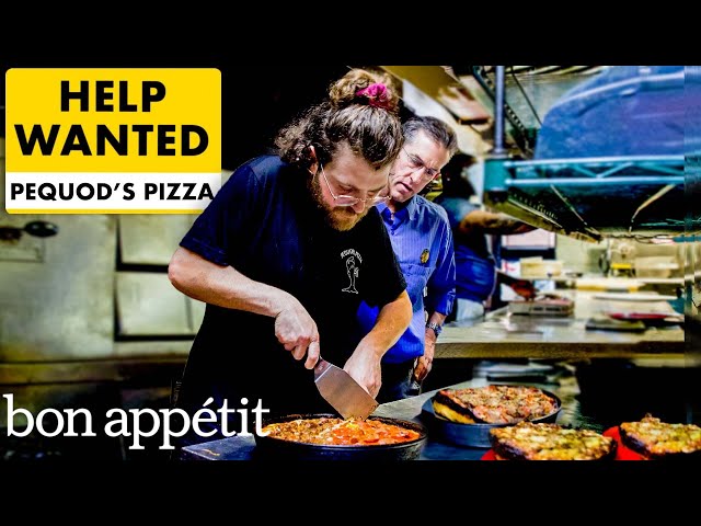Working A Shift Making Famous Chicago Deep Dish Pizza | Help Wanted | Bon Appétit