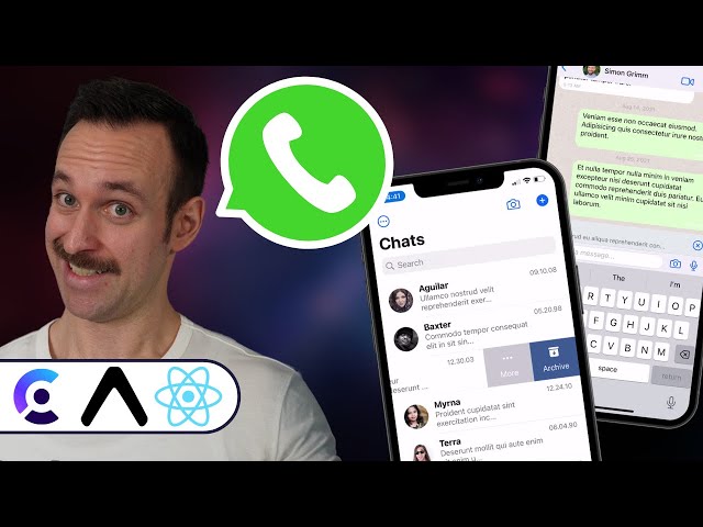 Build a WhatsApp Clone with React Native (Expo Router, Reanimated, Clerk, Gestures, Gifted Chat)