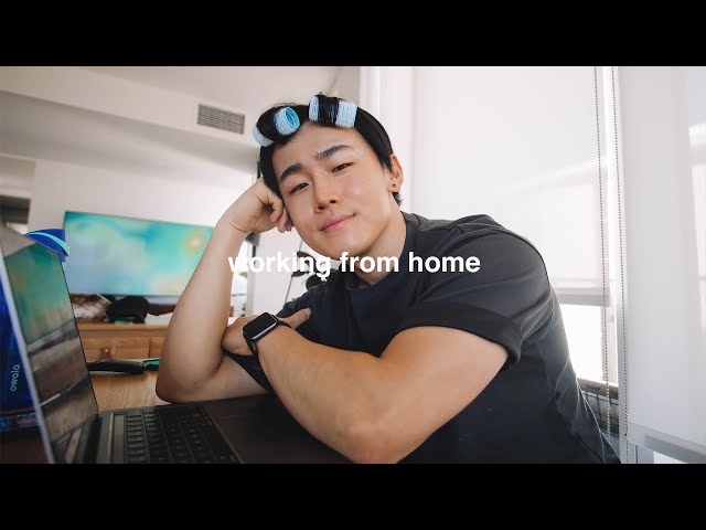 homebody vlog: chill day working from home alone