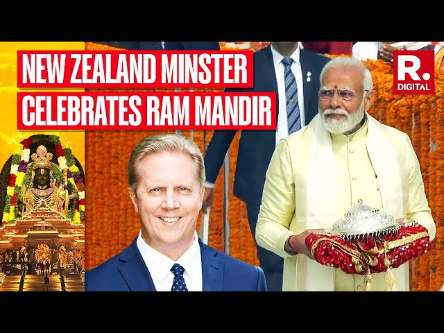 New Zealand Minister Congratulates PM Modi On Ram Mandir Inauguration In Ayodhya