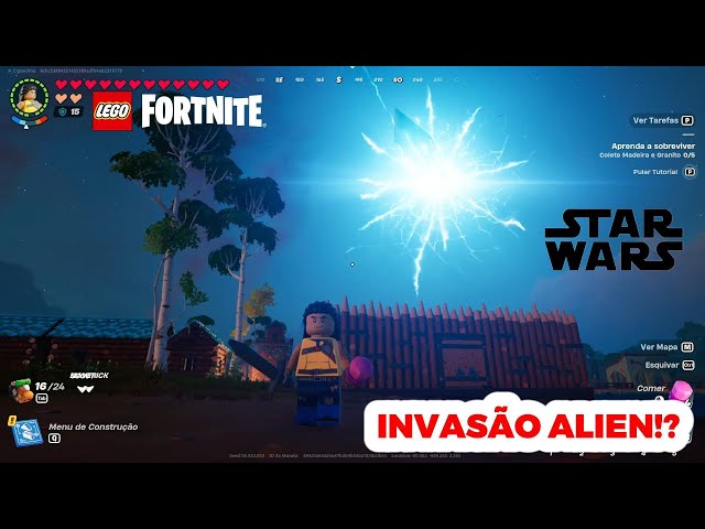 INVASÃO ALIEN!!! LEGO FORTNITE - CIGANINHO GAMES #30