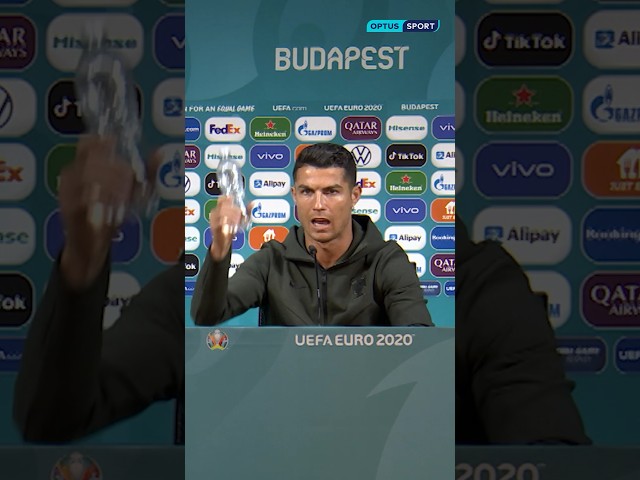 Cristiano Ronaldo and agua. Name a more iconic duo 🤝 #shorts #EURO2024 #Ronaldo