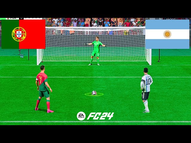 PORTUGAL VS ARGENTINA ! FIFA 24 PENALTY SHOOTOUT ! RONALDO VS MESSI