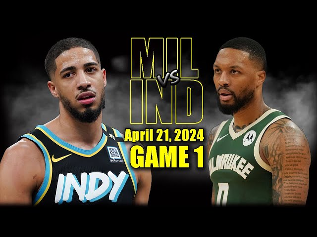 Milwaukee Bucks vs Indiana Pacers Full Game 1 Highlights - April 21, 2024 | 2024 NBA Playoffs