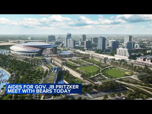 Chicago Bears meet with aides for Governor JB Pritzker about new lakefront stadium proposal