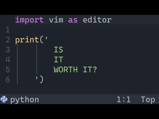 I Used Vim For 180 Days ... *and it was awesome*