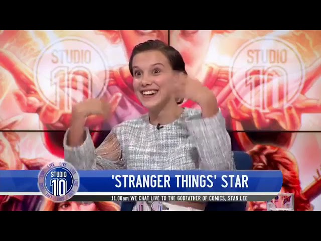 Millie Bobby Brown talks about her kissing scenes on Stranger Things