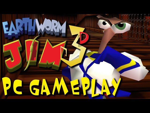 Earthworm Jim 3D (1999) - PC Gameplay