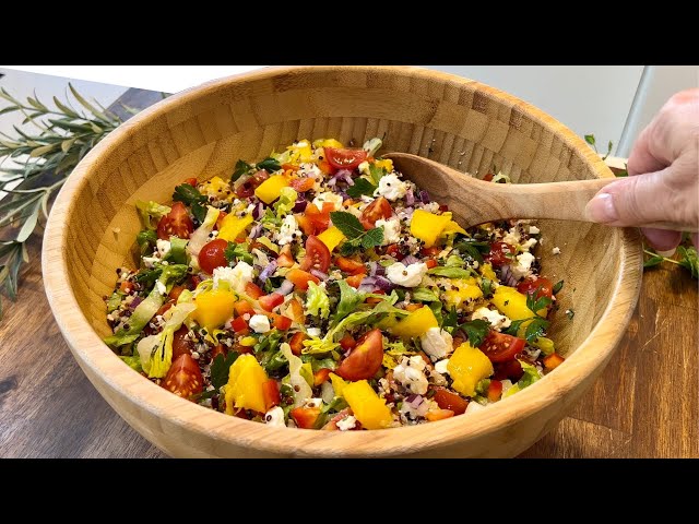 We can't stop eating THIS - The Ultimate Quinoa Salad Recipe: Bursting with Fresh Ingredients! #127