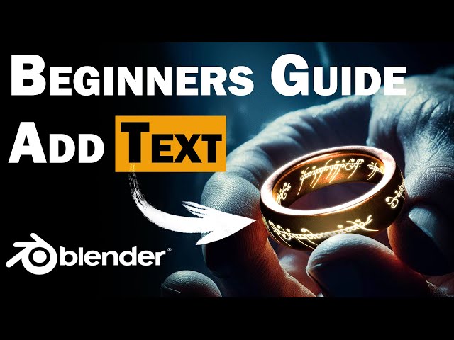 Blender 4.0 - Adding text to objects