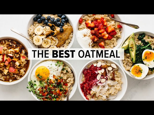 EASY OATMEAL RECIPE | with sweet & savory flavors