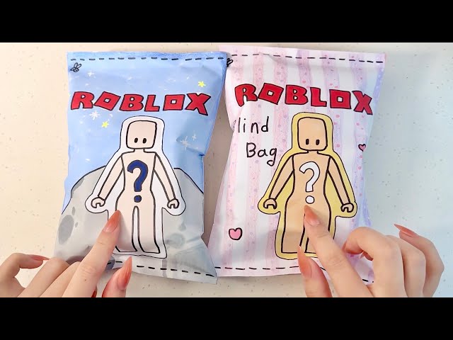 Paper diy👖| 로블록스 코디 블라인드백 2💗 Roblox sanrio outfit blind bag 2! (Boy, Girl) | 종이놀이 asmr tutorial 🫧