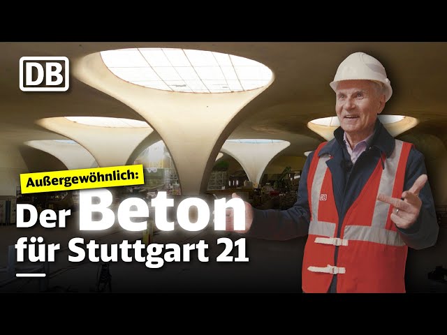 Edler Tropfen: Der besondere Beton für die Stuttgart 21-Kelche
