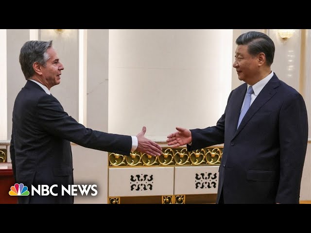 Blinken meets with Chinese President Xi in Beijing