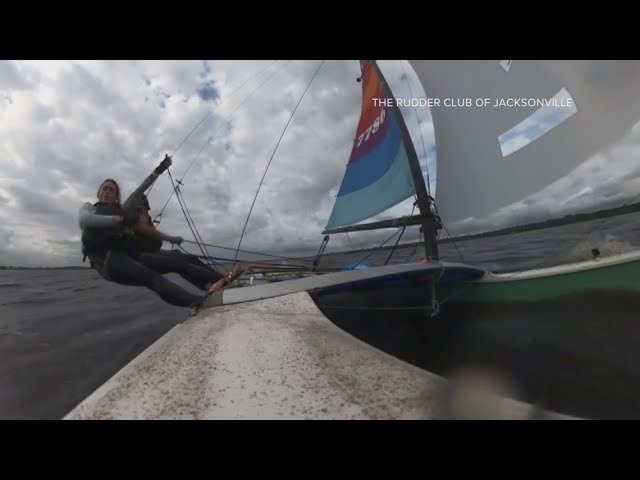 Sailboats going head to head for the Mug Race this weekend, racing from Palatka to Jacksonville