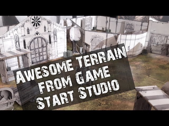 Tabletop Terrain Dungeon & Town from Game start studio.