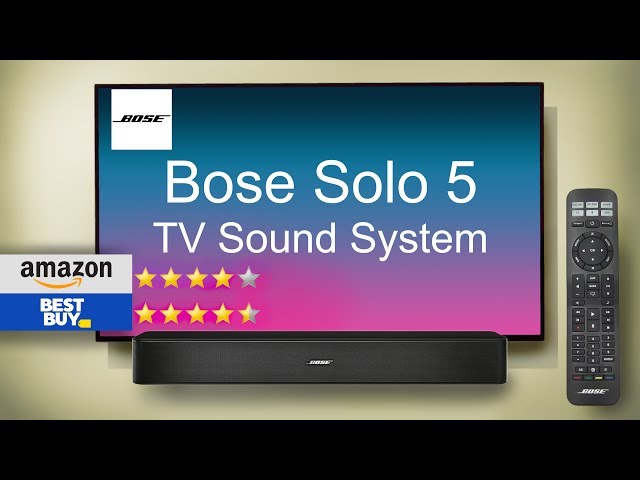 Bose Solo 5 TV Sound System Audio Test