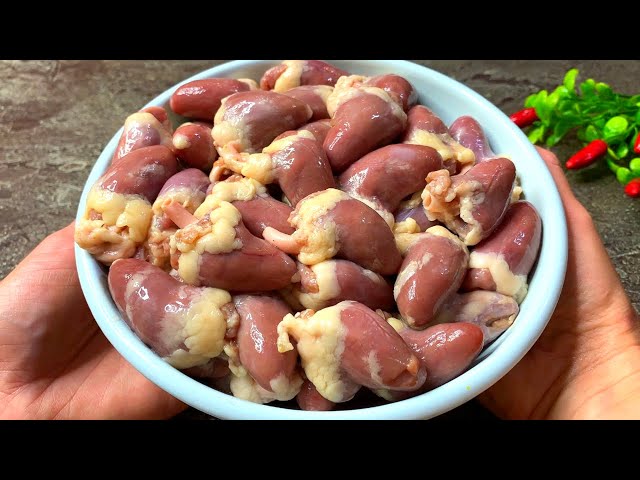 Don't cook chicken hearts 💘 until you've seen my grandmother's recipe Simple and tasty