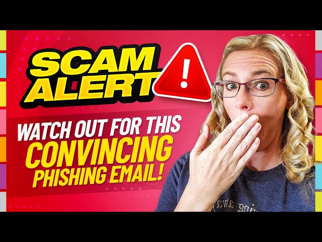 SCAM ALERT! New phishing email I almost fell for! - Phishing Email Awareness