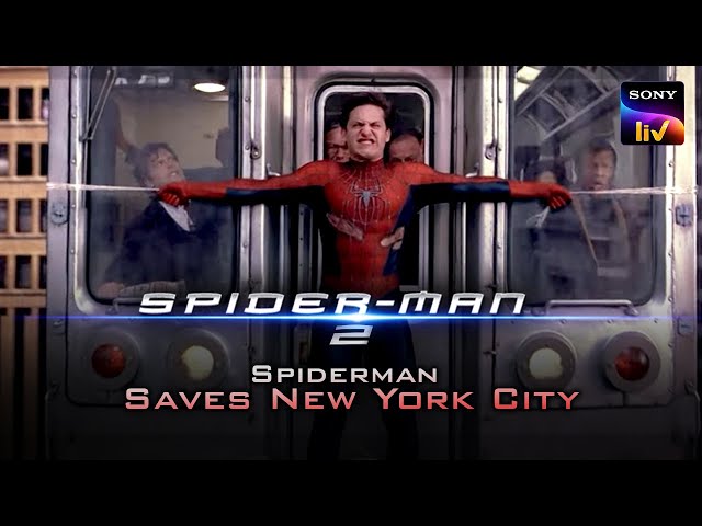 Spiderman के सामने है एक मुश्किल चुनौति | Spider-Man 2 2004 | Hindi Dubbed | Action Scenes