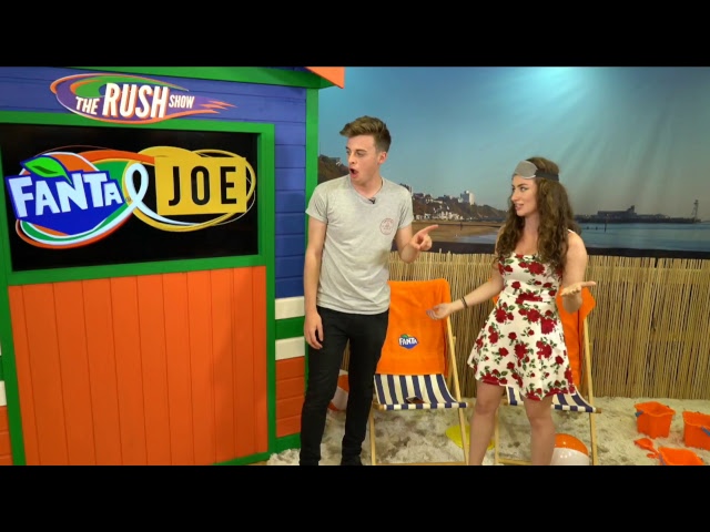 We're LIVE for #FantaRush with Joe Tasker and Amber Doig-Thorne with Fanta