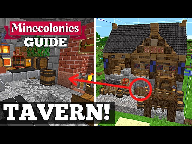 Minecolonies Guide - Tavern! 4 Extra Citizens! #15