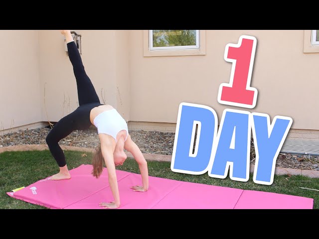 How to get your Backbend Kickover in ONE Day!