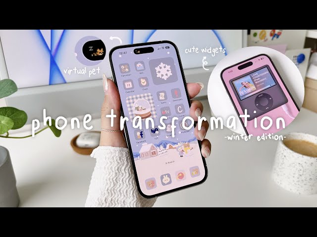 HOW I MAKE MY IPHONE 14 PRO CUTE & AESTHETIC | Phone Transformation : phone theme, widgets | iOS 16