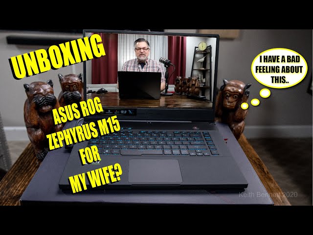Unboxing a Asus Rog Zephyrus M15 Gaming Laptop for MY WIFE?